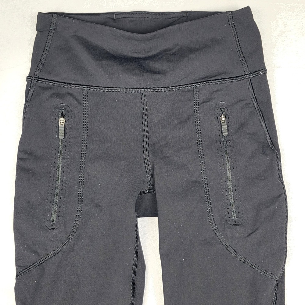Lululemon Leggings Womens Size 2 Inspire Tight II Black‎ Activewear Bottoms - Picture 6 of 9